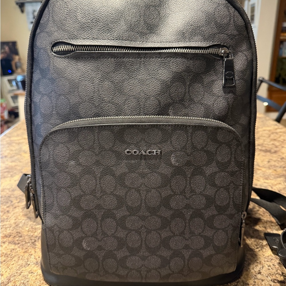 Coach Charcoal Backpack and Accessories Set - Picture 8 of 13